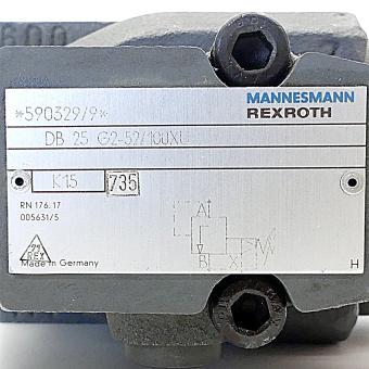 Pressure relief valve DB 25 G2-52/100XU 