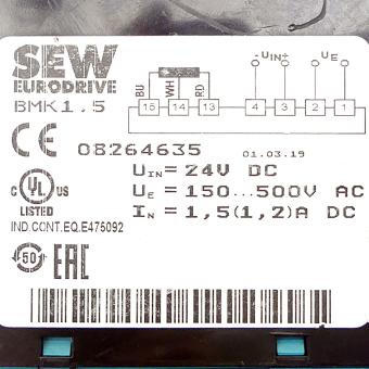 Brake rectifier BMK1,5 