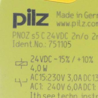 Sicherheitsrelais PNOZ s5C  Neu