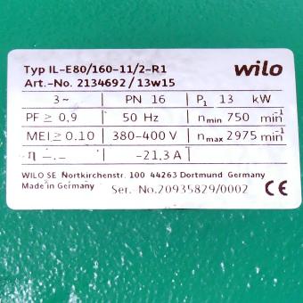 Single pump CronoLine IL-E80/160-11/2-R1 