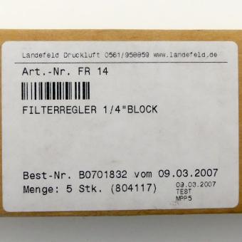 Filterregler 