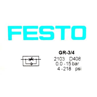 Throttle check valve 