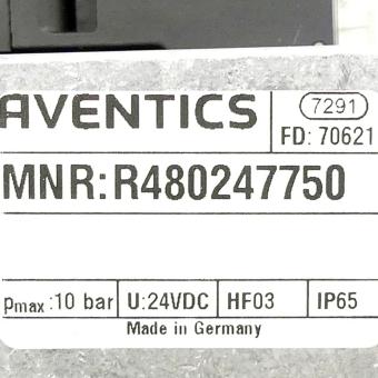 Ventilsystem VTS HF 03 VER 11 DGDDGDDGDDDDDDDD 