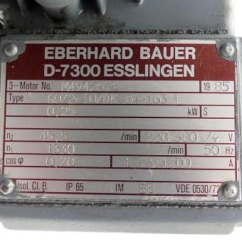 Getriebemotor G072-10/DK64-163L 