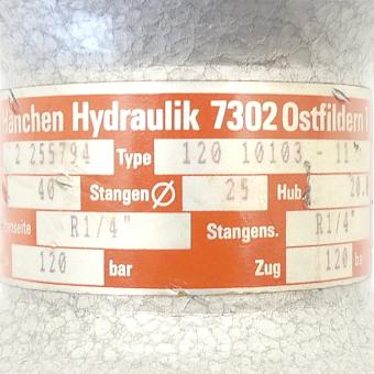 Hydraulic cylinder 40 x 20 