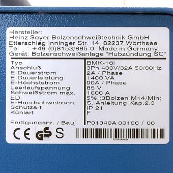 Stud welding device BMK-16i New