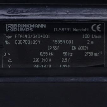 Submersible Pump FTA140/360+001 