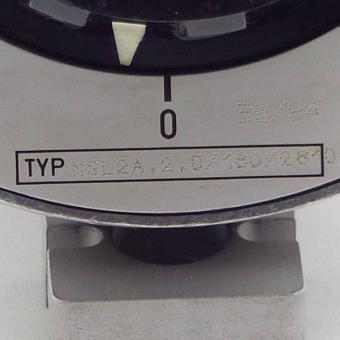 Manometer Wahlschalter MSL 