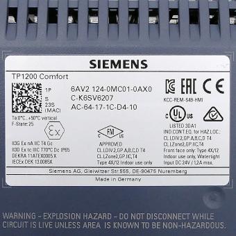 HMI TP1200 Comfort Touch Panel  