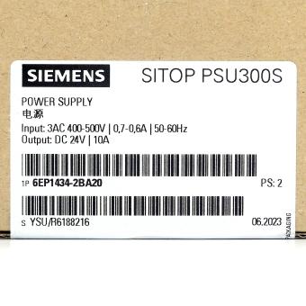 SITOP PSU300S 24 V/10 A Geregelte Stromversorgung  