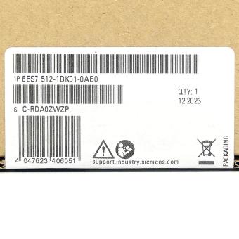 SIMATIC DP central processing unit with work memory  