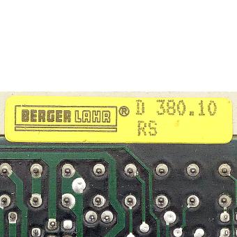 Power drive card for 5-phase stepping motors D380.10 