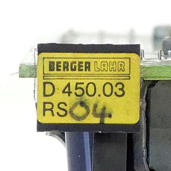 Power drive card for 5-phase stepping motors D450.03 