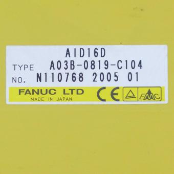 Input Module A03B - 0819 - C104 
