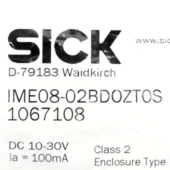 Induktiver Sensor IME08-02BD0ZT0S 