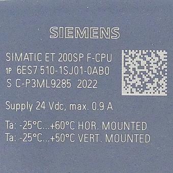 SIMATIC DP CPU 1510SP F-1 PN for ET 200SP central processing unit with work memory 
