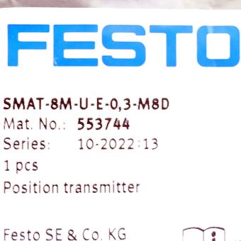 Position transmitter SMAT-8M-U-E-0,3-M8D 