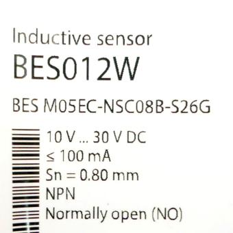 Induktiver Sensor BES M05EC-NSC08B-S26G 