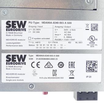 MOVIDRIVE® modular Single axis module 