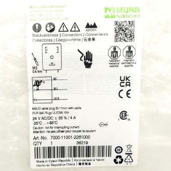 MSUD Ventilst. BI-11mm freies Ltg-ende 