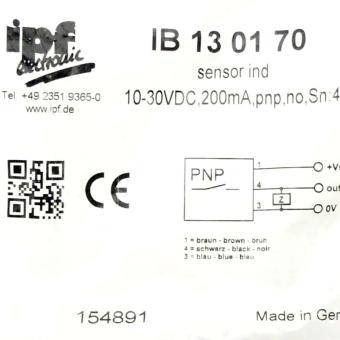 Inductive sensor IB 13 01 70 