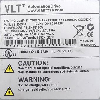 131B0514 Variable Frequency Drive  Refurbished