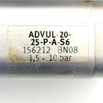 Compact cylinder ADVUL-20-25-P-A-S6 
