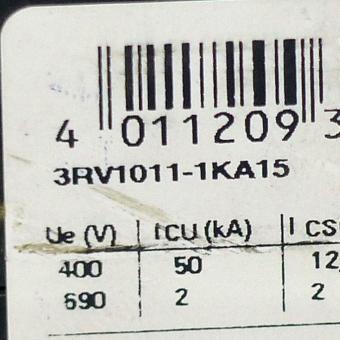 Leistungsschalter 3RV1011-1KA15 