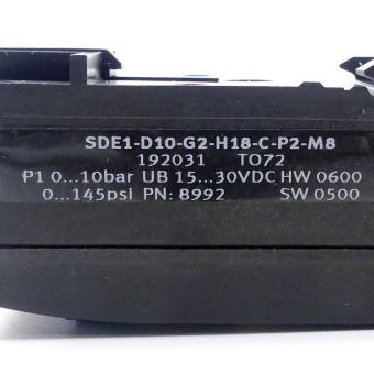 Pressure / vacuum sensor  SDE1-D10-G2-H18-C-P2-M8 