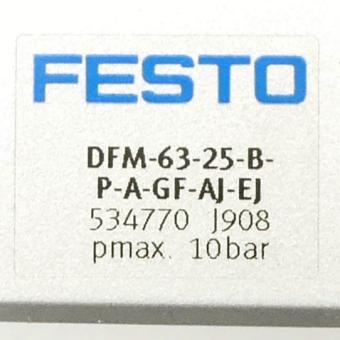 Guided drive DFM-63-25-B-P-A-GF-AJ-EJ 