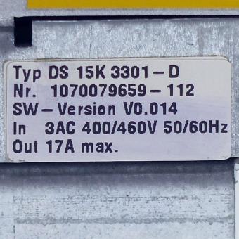 Servo Verstärker DS 15K 3301-D 