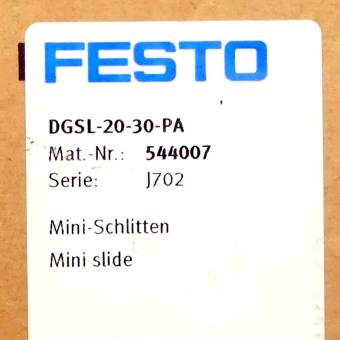 Mini-Schlitten DSGL-20-30-PA 