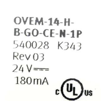 Vacuum generator OVEM-14-H-B-GO-CE-N-1P 