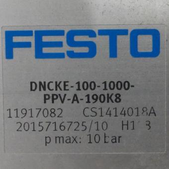Cylinder with holding brake DNCKE-100-1000-PPV-A-190K8 