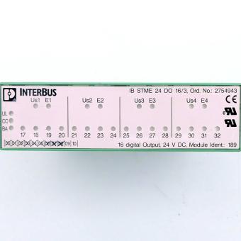 Digitaleausgangsklemme IB STME 24 DO 16/3 
