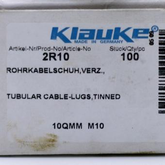 Tubular cable lug 