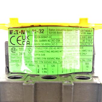 Hauptschalter P1-32 
