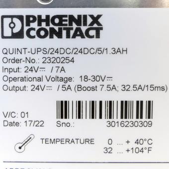 USV QUINT-UPS/ 24DC/ 24DC/10/3.4AH 