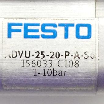 Compact cylinder ASVU-25-20-P-A-S6 