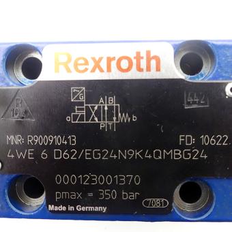Directional spool valve 4 WE 6 D62/EG24N9K4QMBG24 