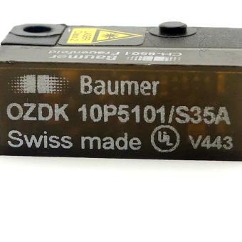 Diffuse laser sensor OZDK 10P5101/S35A 