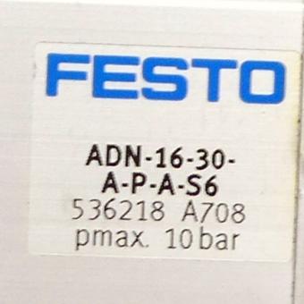 Compact cylinder ADN-16-30-A-P-A-S6 
