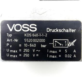 Druckschalter KDS 640-1-1-2 