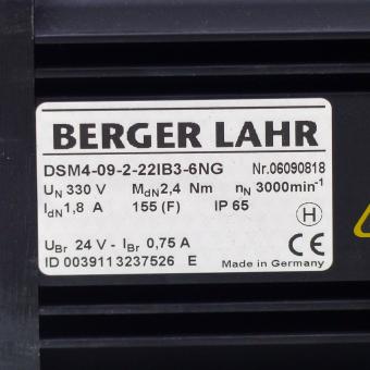 AC-Servomotor mit Bremse DSM4-09-2-22IB3-6NG-330V-NTC 