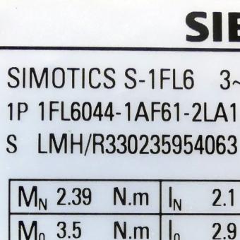 Servomotor SIMOTICS S-1FL6 
