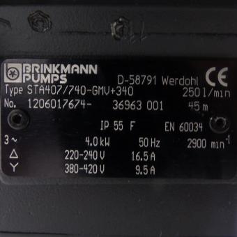 Tauchpumpe STA407/740-GMV+340 