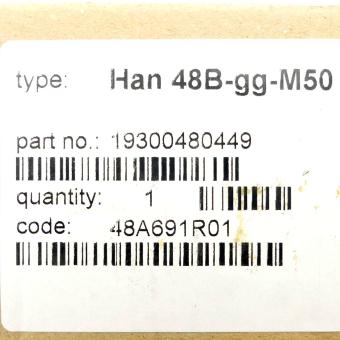 Han 48B grommet housing 19300480449 