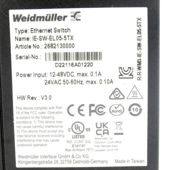 Ethernet Switch IE-SW-EL05-5TX 