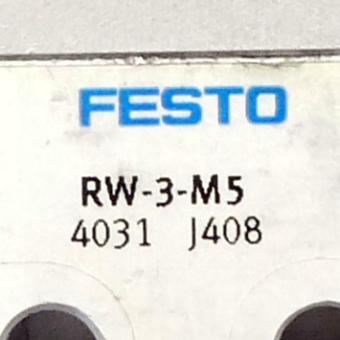 Swivel lever valve RW-3-M5 