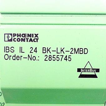 Bus coupler IBS IL 24 BK-LK-2MBD 